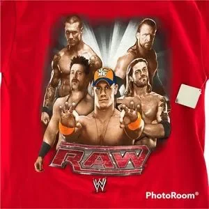World wrestling entertainment | Shirts & Tops | Wwe New Red Tshirt ...